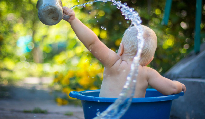 Nicht alle Kinder baden gerne